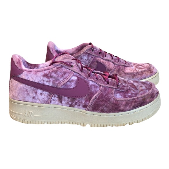 Nike Air Force Crushed Velvet Sneakers 